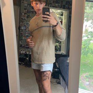 Large Cotton Arrow Sweater